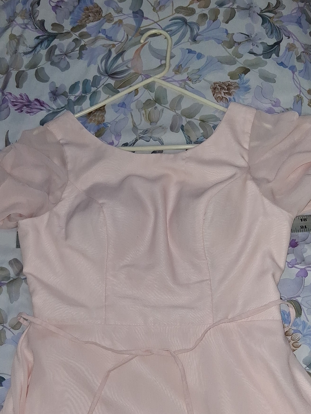 Blush pink special occasion dress, estimated medium - Picture 9 of 10
